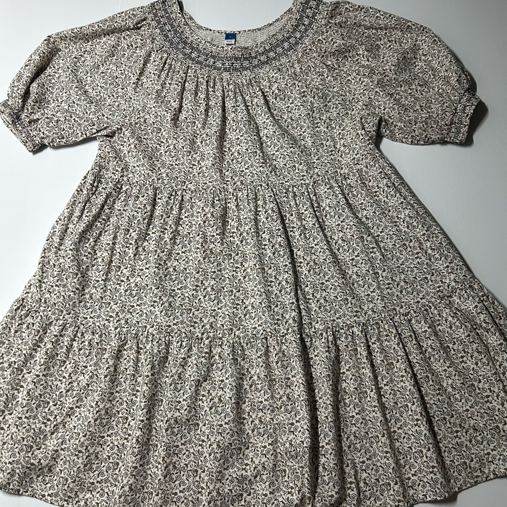 Old Navy women’s‎ large puff sleeve smocked midi swing dress - Picture 11 of 11